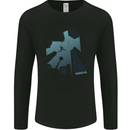 Parkour Building Landscape Mens Long Sleeve T-Shirt Black