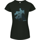Parkour Building Landscape Womens Petite Cut T-Shirt Black