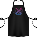 Parkour Buildings Cotton Apron 100% Organic Black