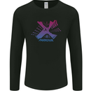 Parkour Buildings Mens Long Sleeve T-Shirt Black
