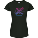 Parkour Buildings Womens Petite Cut T-Shirt Black