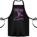 Parkour I Jump Over Everything Cotton Apron 100% Organic Black