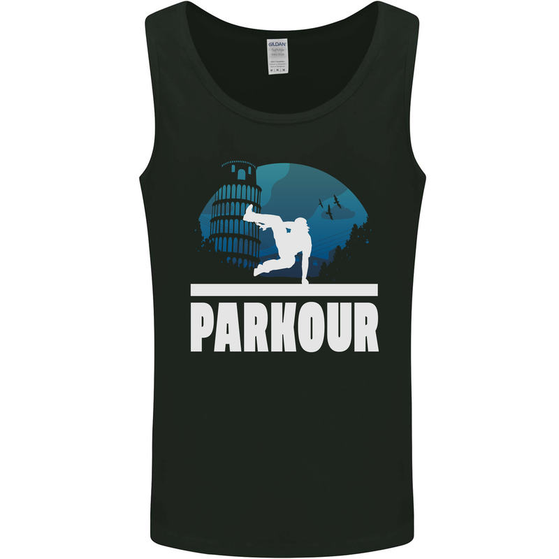 Parkour Italy Mens Vest Tank Top Black