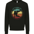 Parkour Lets Hang Out Kids Sweatshirt Jumper Black