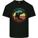 Parkour Lets Hang Out Mens Cotton T-Shirt Tee Top Black