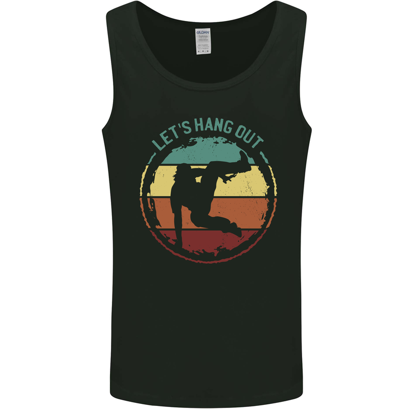 Parkour Lets Hang Out Mens Vest Tank Top Black