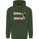 Parkour Shortcut Childrens Kids Hoodie Forest Green
