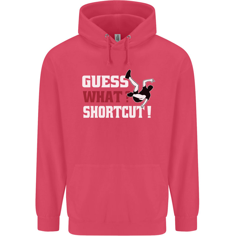 Parkour Shortcut Childrens Kids Hoodie Heliconia