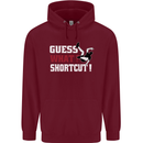 Parkour Shortcut Childrens Kids Hoodie Maroon