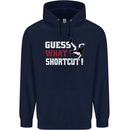 Parkour Shortcut Childrens Kids Hoodie Navy Blue