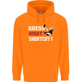 Parkour Shortcut Childrens Kids Hoodie Orange