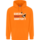 Parkour Shortcut Childrens Kids Hoodie Orange