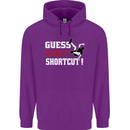 Parkour Shortcut Childrens Kids Hoodie Purple