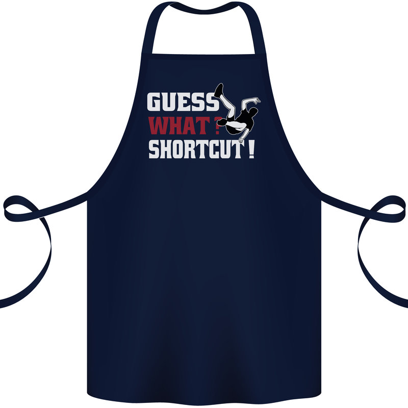 Parkour Shortcut Cotton Apron 100% Organic Navy Blue