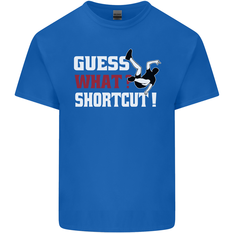 Parkour Shortcut Kids T-Shirt Childrens Royal Blue