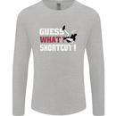 Parkour Shortcut Mens Long Sleeve T-Shirt Sports Grey