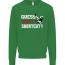 Parkour Shortcut Mens Sweatshirt Jumper Irish Green