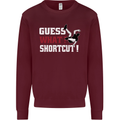 Parkour Shortcut Mens Sweatshirt Jumper Maroon