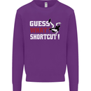 Parkour Shortcut Mens Sweatshirt Jumper Purple