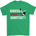 Parkour Shortcut Mens T-Shirt 100% Cotton Irish Green