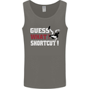 Parkour Shortcut Mens Vest Tank Top Charcoal