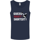 Parkour Shortcut Mens Vest Tank Top Navy Blue