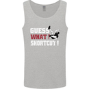 Parkour Shortcut Mens Vest Tank Top Sports Grey