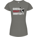 Parkour Shortcut Womens Petite Cut T-Shirt Charcoal