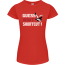 Parkour Shortcut Womens Petite Cut T-Shirt Red
