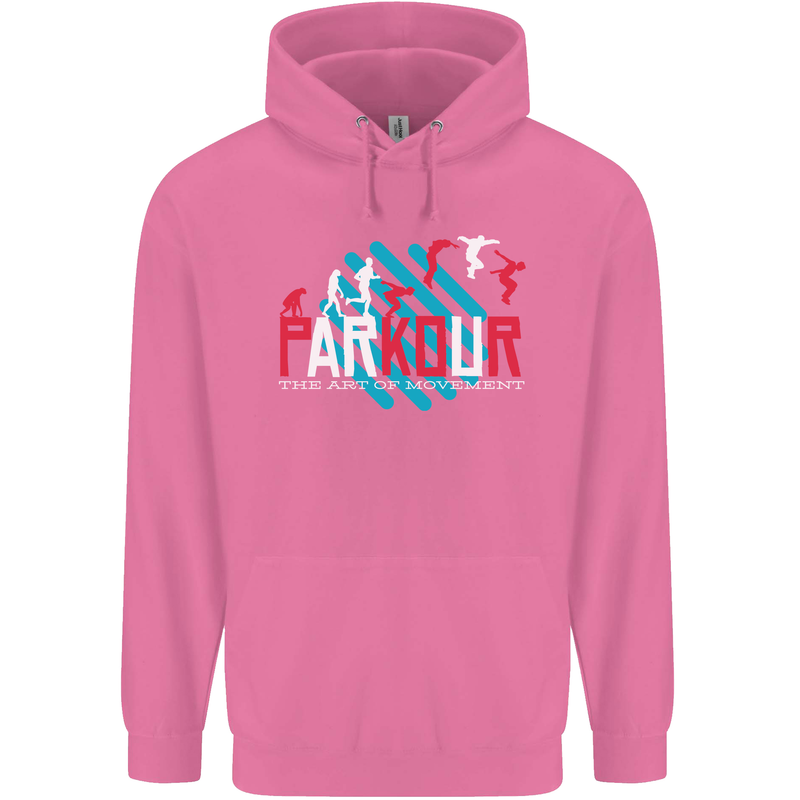 Parkour the Art of Movement Childrens Kids Hoodie Azalea