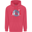 Parkour the Art of Movement Childrens Kids Hoodie Heliconia