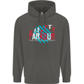 Parkour the Art of Movement Childrens Kids Hoodie Storm Grey