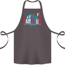 Parkour the Art of Movement Cotton Apron 100% Organic Dark Grey