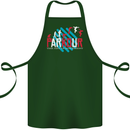 Parkour the Art of Movement Cotton Apron 100% Organic Forest Green