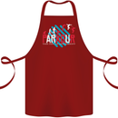 Parkour the Art of Movement Cotton Apron 100% Organic Maroon