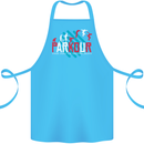 Parkour the Art of Movement Cotton Apron 100% Organic Turquoise