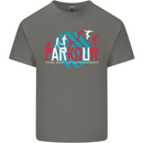 Parkour the Art of Movement Mens Cotton T-Shirt Tee Top Charcoal