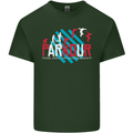 Parkour the Art of Movement Mens Cotton T-Shirt Tee Top Forest Green