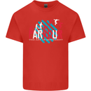 Parkour the Art of Movement Mens Cotton T-Shirt Tee Top Red