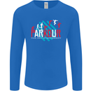 Parkour the Art of Movement Mens Long Sleeve T-Shirt Royal Blue