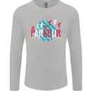 Parkour the Art of Movement Mens Long Sleeve T-Shirt Sports Grey