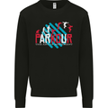 Parkour the Art of Movement Mens Sweatshirt Jumper Black