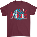 Parkour the Art of Movement Mens T-Shirt 100% Cotton Maroon
