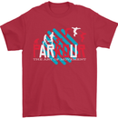Parkour the Art of Movement Mens T-Shirt 100% Cotton Red