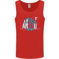 Parkour the Art of Movement Mens Vest Tank Top Red