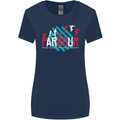 Parkour the Art of Movement Womens Wider Cut T-Shirt Navy Blue