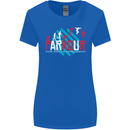 Parkour the Art of Movement Womens Wider Cut T-Shirt Royal Blue