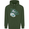 Parkour the World is My Gym Childrens Kids Hoodie Forest Green