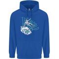 Parkour the World is My Gym Childrens Kids Hoodie Royal Blue