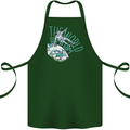 Parkour the World is My Gym Cotton Apron 100% Organic Forest Green
